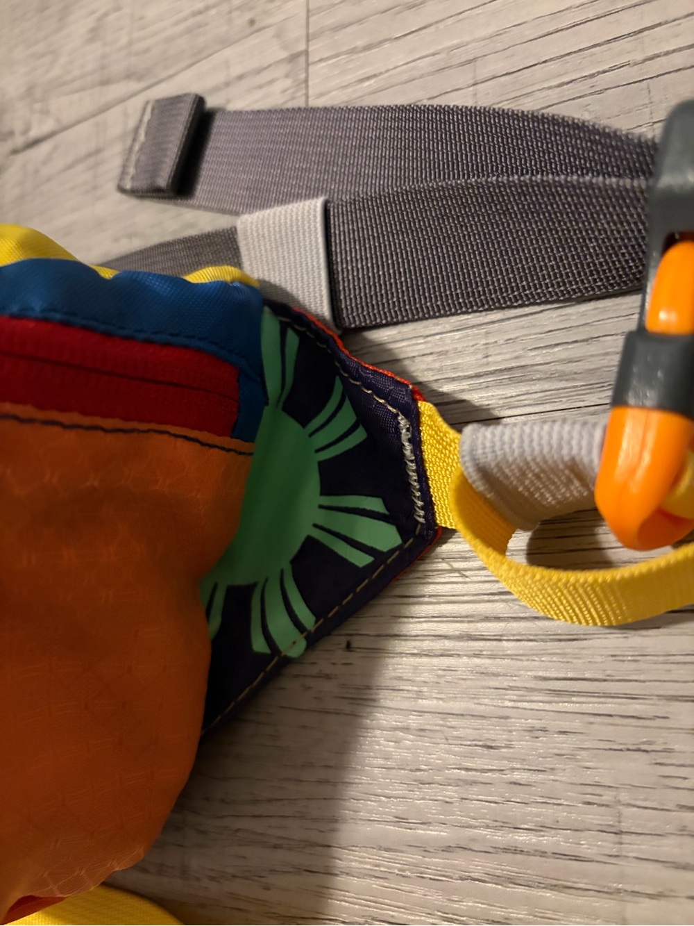 cotopaxi Colorblock Fanny Pack in Orange, Red & Yellow - Picture 5 of 6